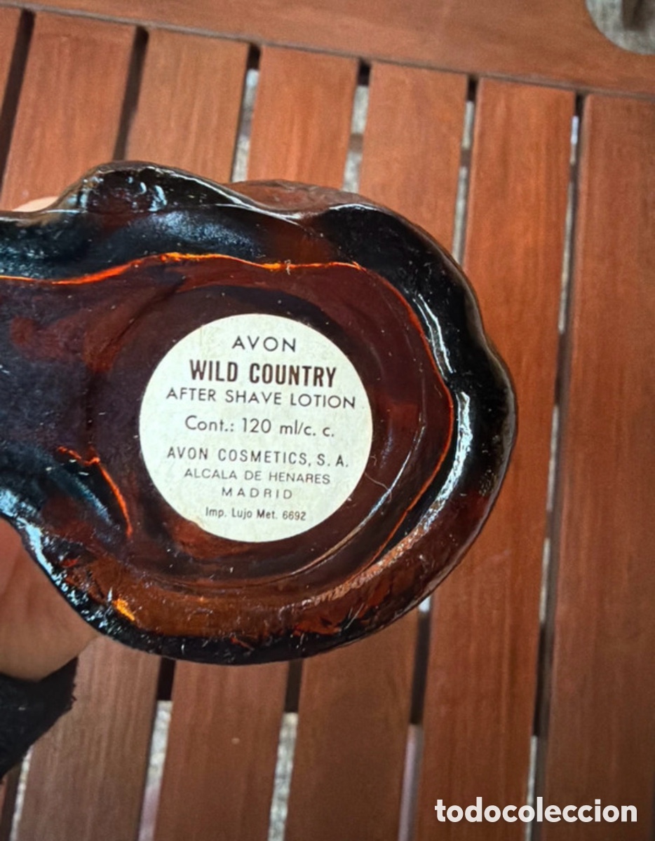 Antig&uuml;edades: Frasco perro Avon marron - Foto 5