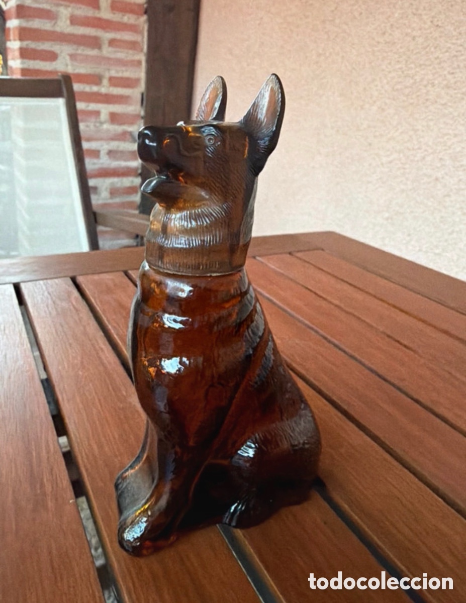 Antig&uuml;edades: Frasco perro Avon marron - Foto 6