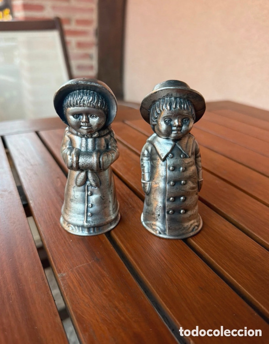 Antig&uuml;edades: Pareja saleros vintage