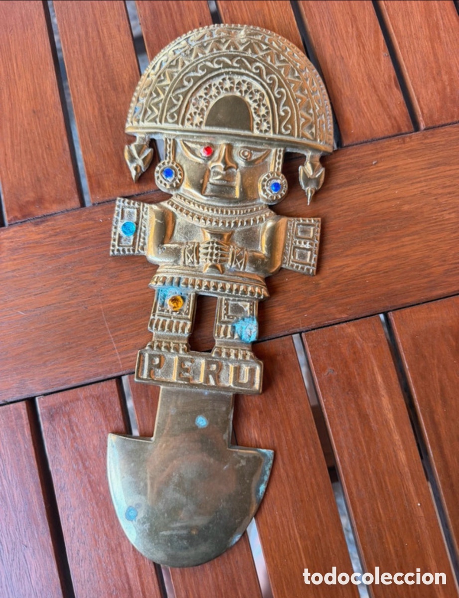 Antig&uuml;edades: Figura decorativa pared Per&uacute;