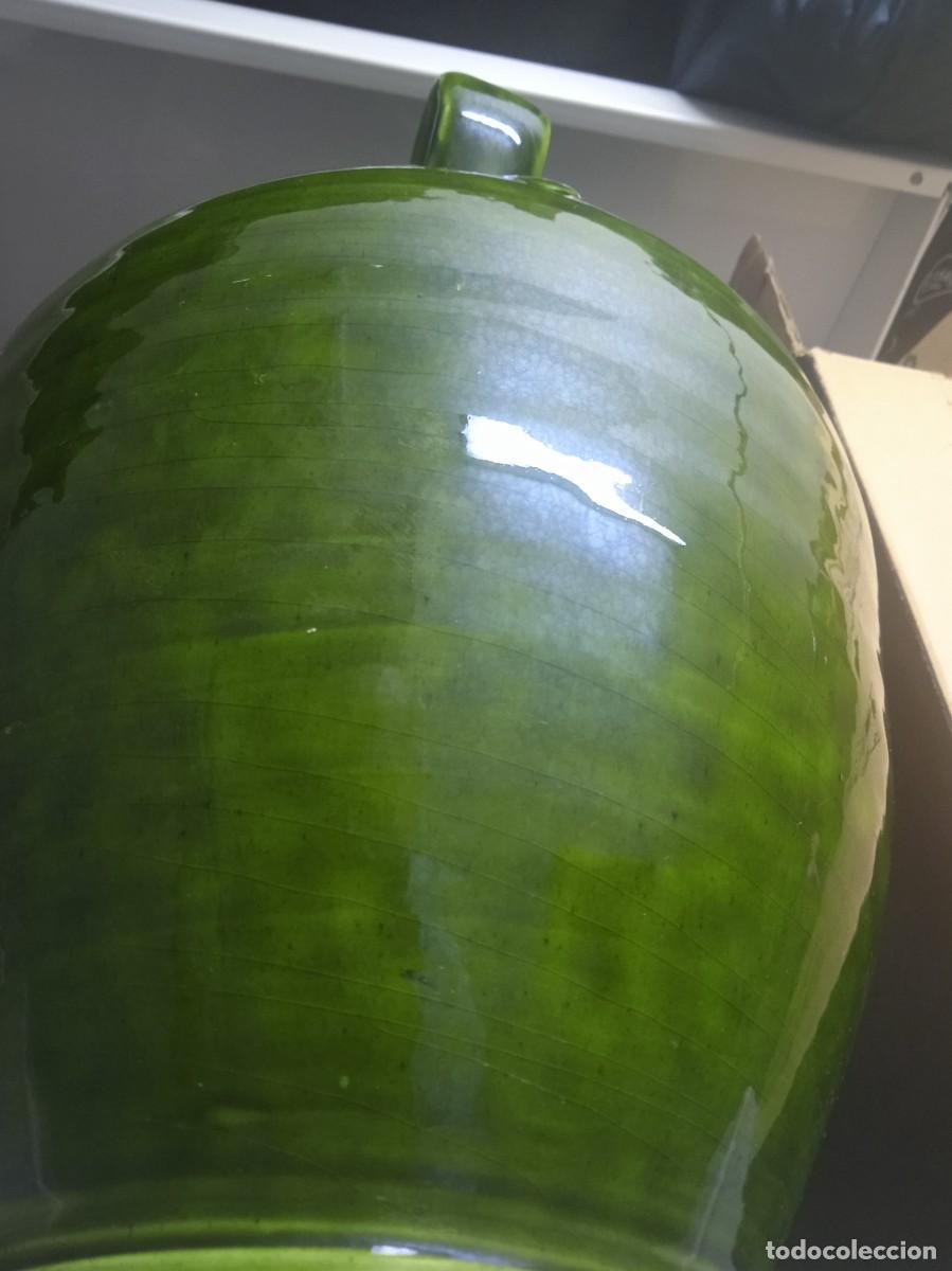 Antig&uuml;edades: Jarr&oacute;n ceramica verde - Foto 2