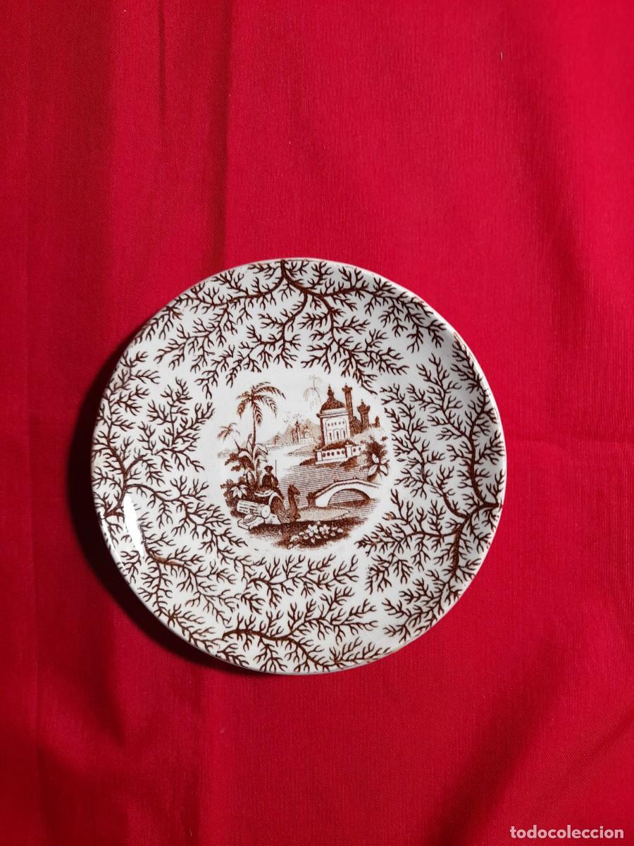 Antig&uuml;edades: PLATITO PORCELANA DE CAF&Eacute; LA CARTUJA DE SEVILLA