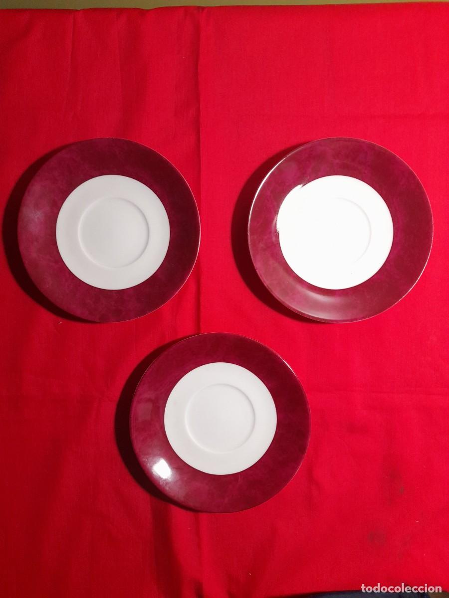 Antig&uuml;edades: PLATITOS DE PORCELANA LIMOGES