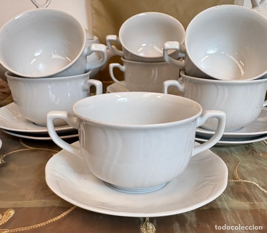 Antig&uuml;edades: Juego de Soperas y Tazas de Consom&eacute; - Foto 3