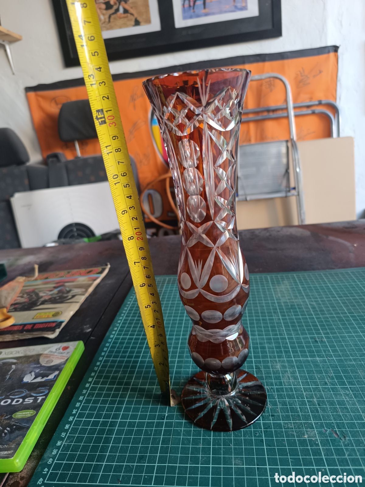 Antig&uuml;edades: Jarr&oacute;n cristal de bohemia - Foto 3