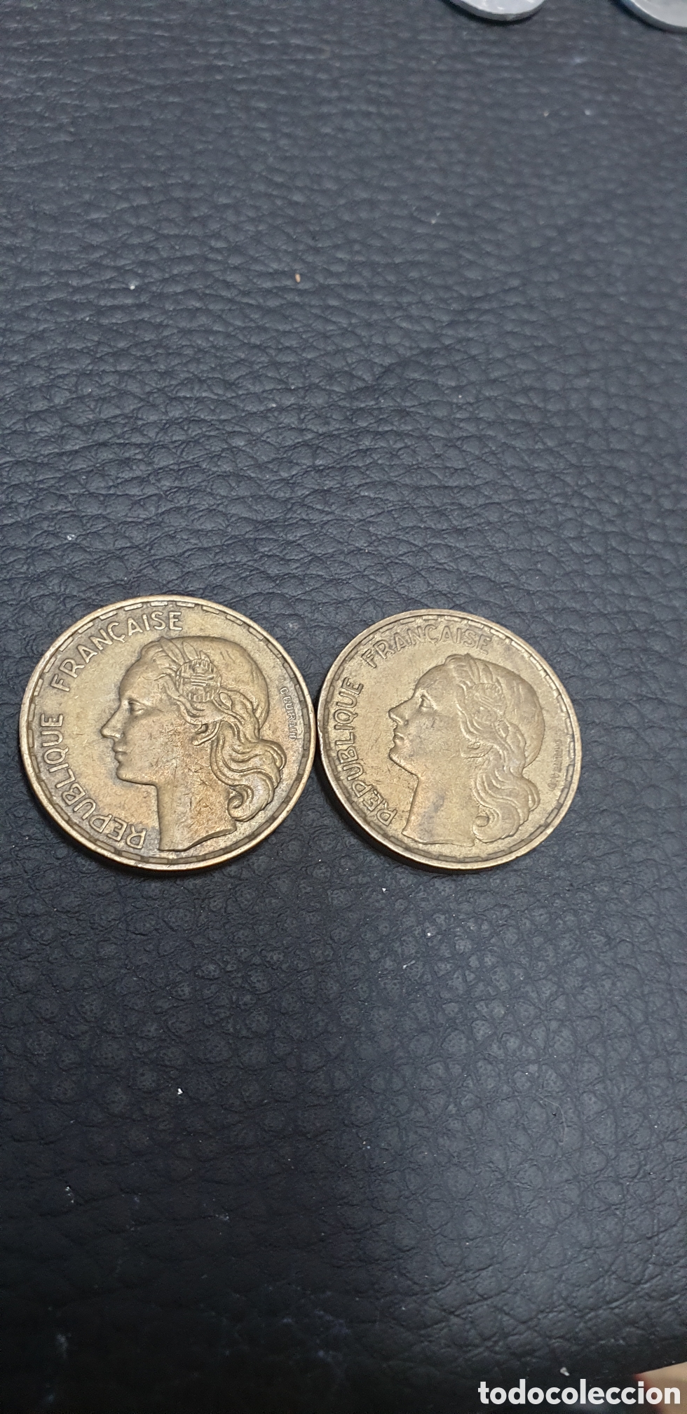 Antig&uuml;edades: monedas francesa de 50 francos - Foto 2