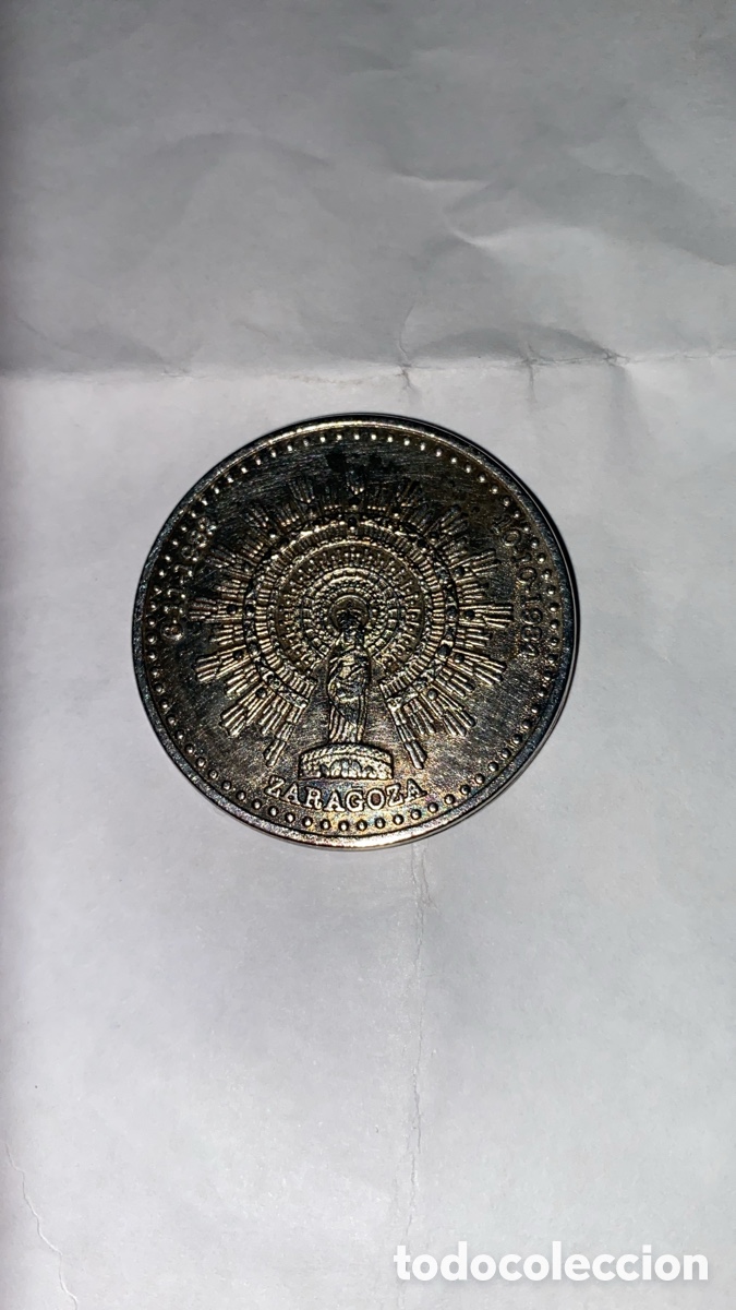 Antig&uuml;edades: Moneda conmemorativa budista Paoa a Zaragoza
