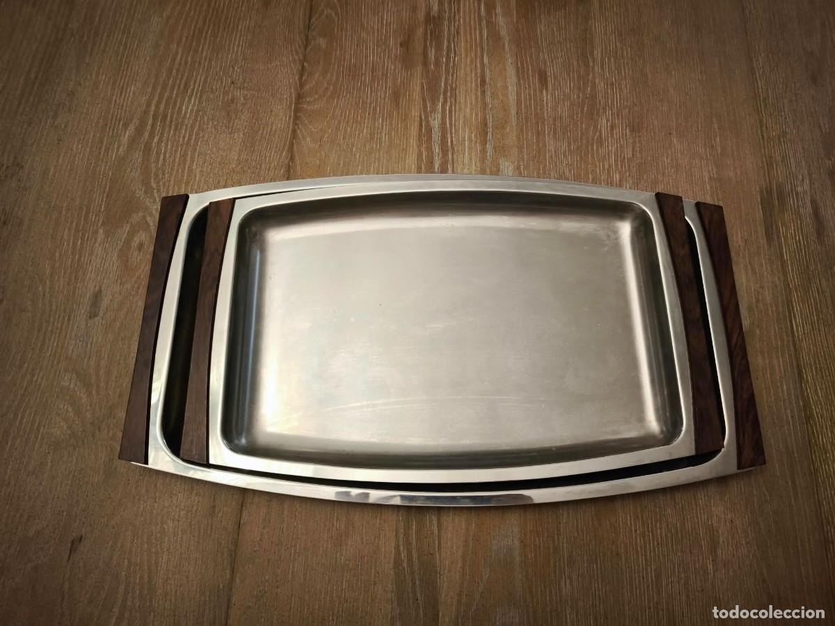 Antig&uuml;edades: Bandeja de acero inoxidable 18/8 Staini Steel, Denmark