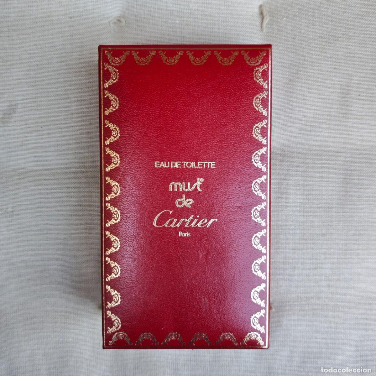 Antig&uuml;edades: CARTIER Must Eau Toilette 50ml caja perfume vintage boite scatola box