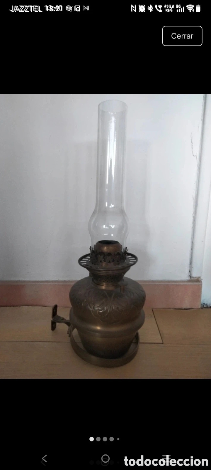 Antig&uuml;edades: Quinque Antiguo soporte pared siglo IXX