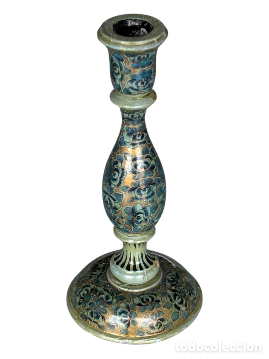 Antig&uuml;edades: Candelabro oriental Circa 1.950. - Foto 2