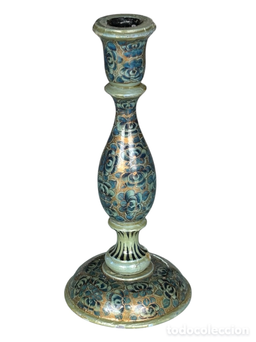 Antig&uuml;edades: Candelabro oriental Circa 1.950. - Foto 1