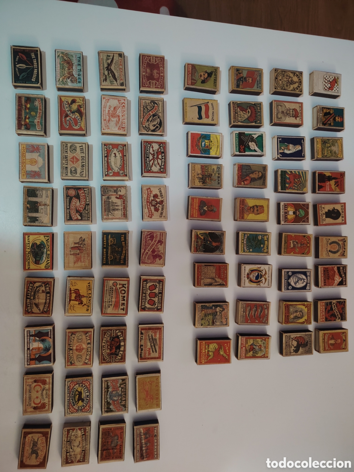 Antig&uuml;edades: Lot of 72 Vintage Matchboxes Replica Collection - Professor Puzzle Puzzling Obscurities - Brand New