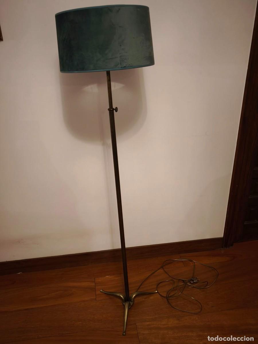 Antig&uuml;edades: L&aacute;mpara de lectura bronce antiguo