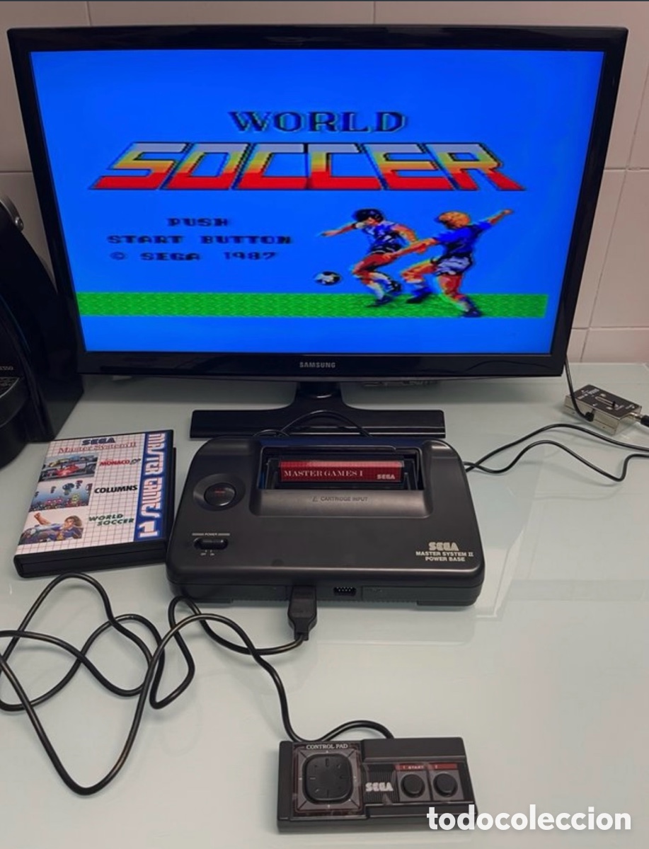 Antig&uuml;edades: Sega M&aacute;ster System II Pack 2 Sonic Coleccionista - Foto 10