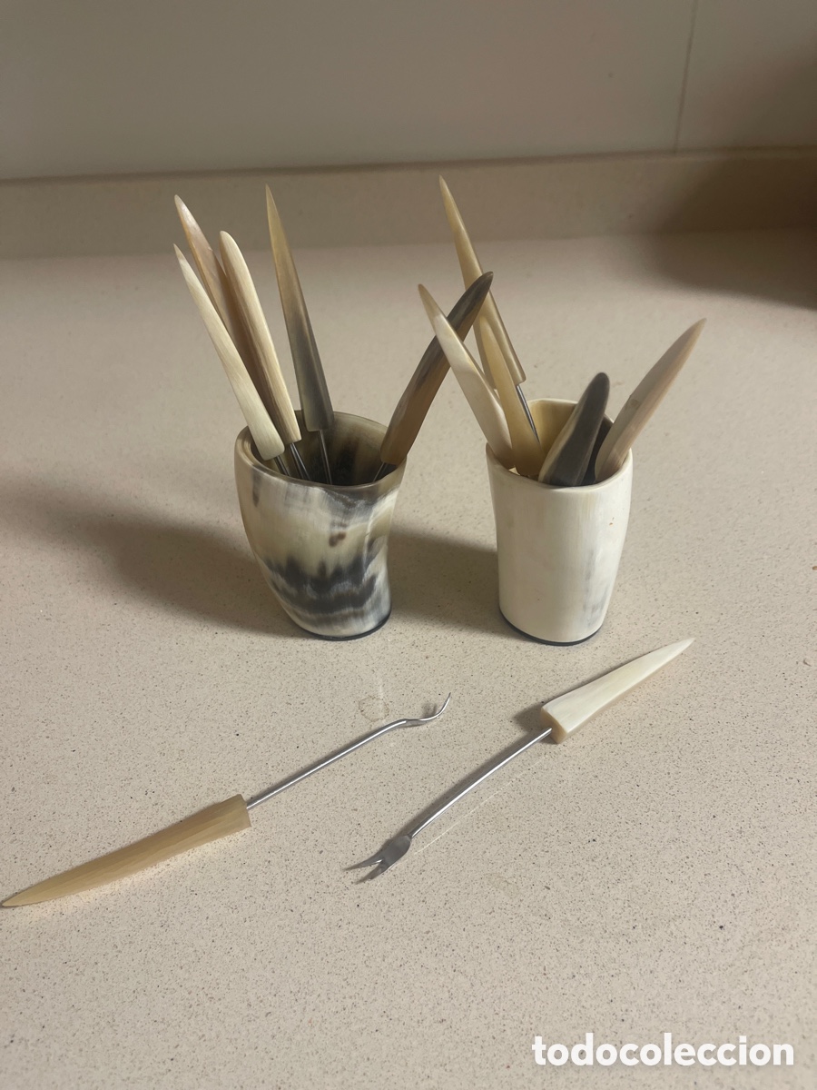 Antig&uuml;edades: Pinchos para aperitivo en asta vacuna