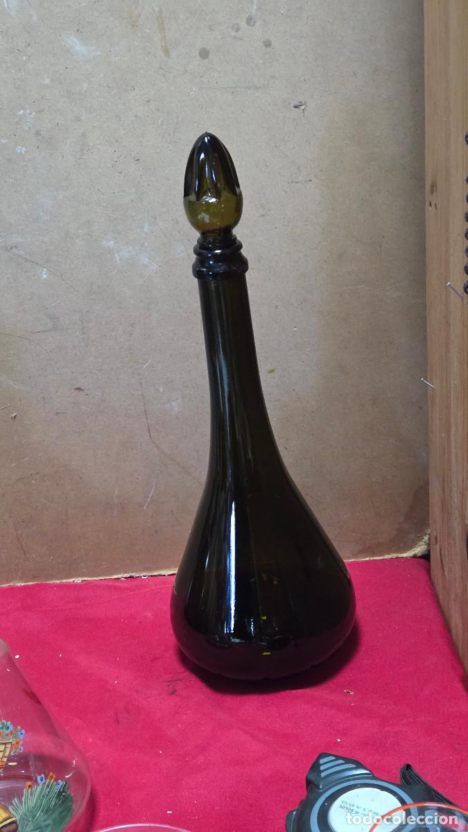 Antig&uuml;edades: botella de cristal vintage - Foto 1