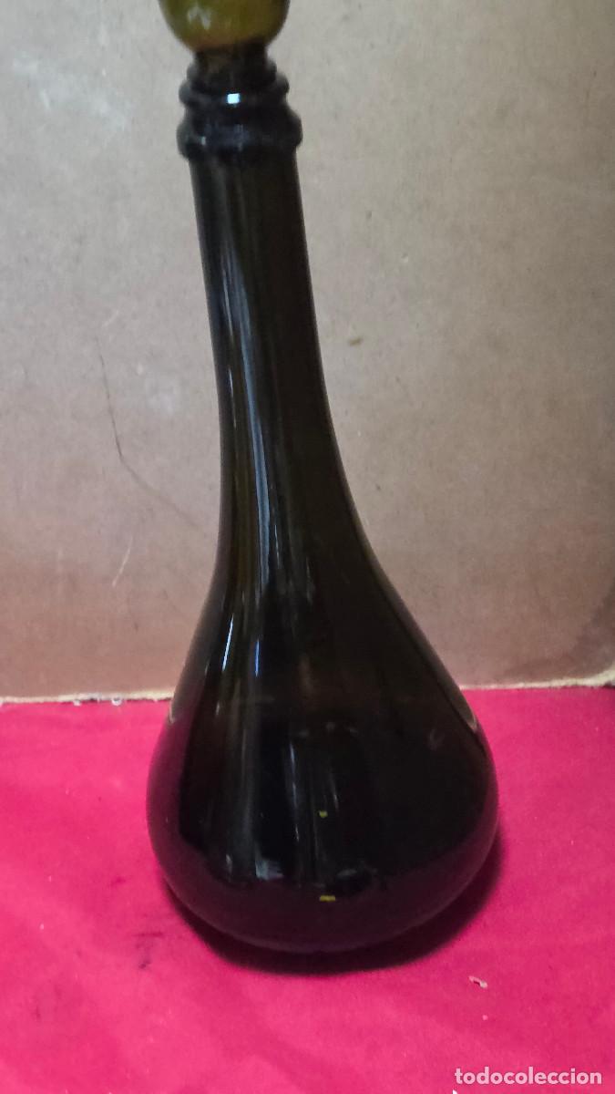 Antig&uuml;edades: botella de cristal vintage - Foto 4