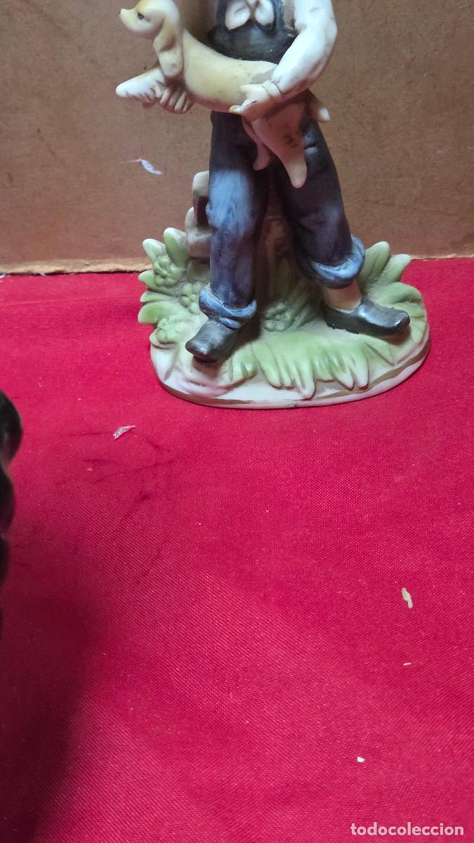 Antig&uuml;edades: figura de porcelana biscuit - Foto 3