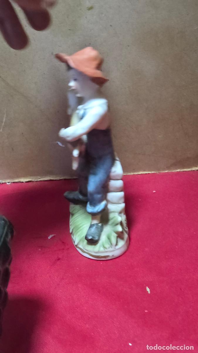 Antig&uuml;edades: figura de porcelana biscuit - Foto 4