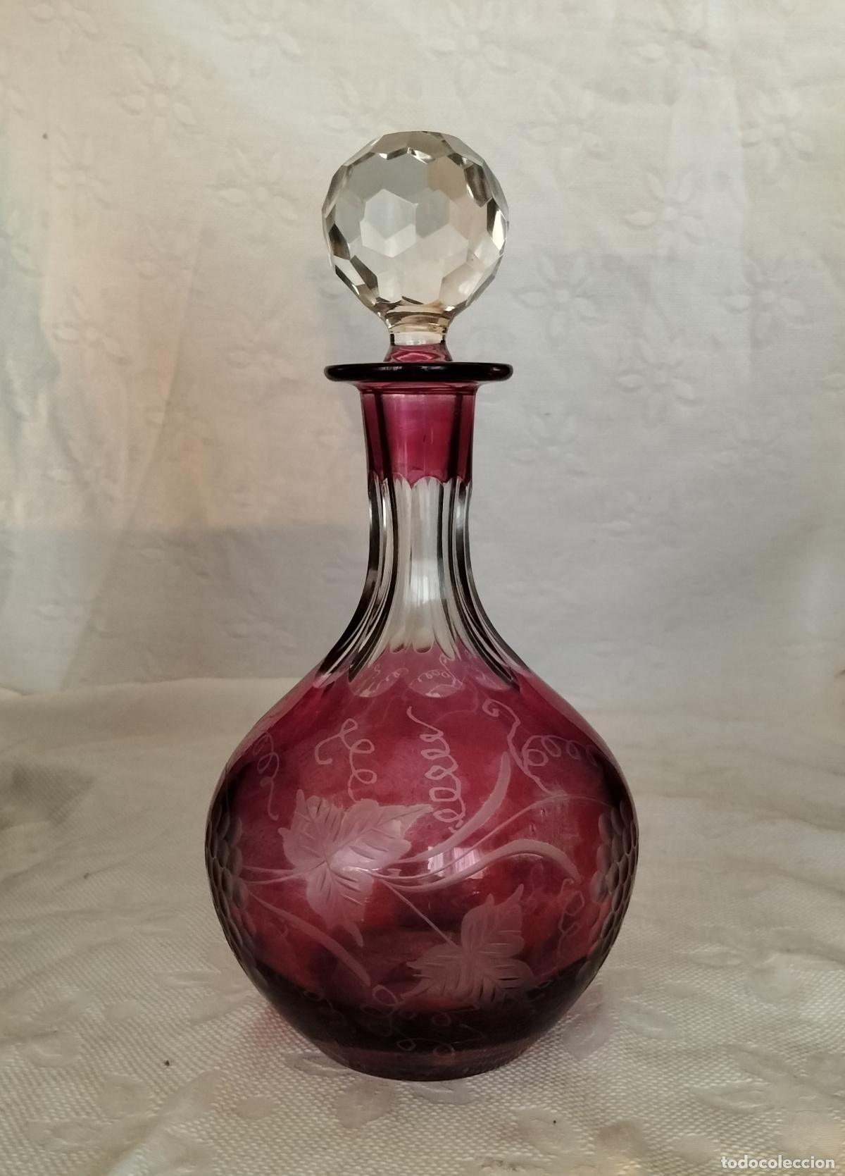 Antig&uuml;edades: LICORERA CRISTAL DE BOHEMIA