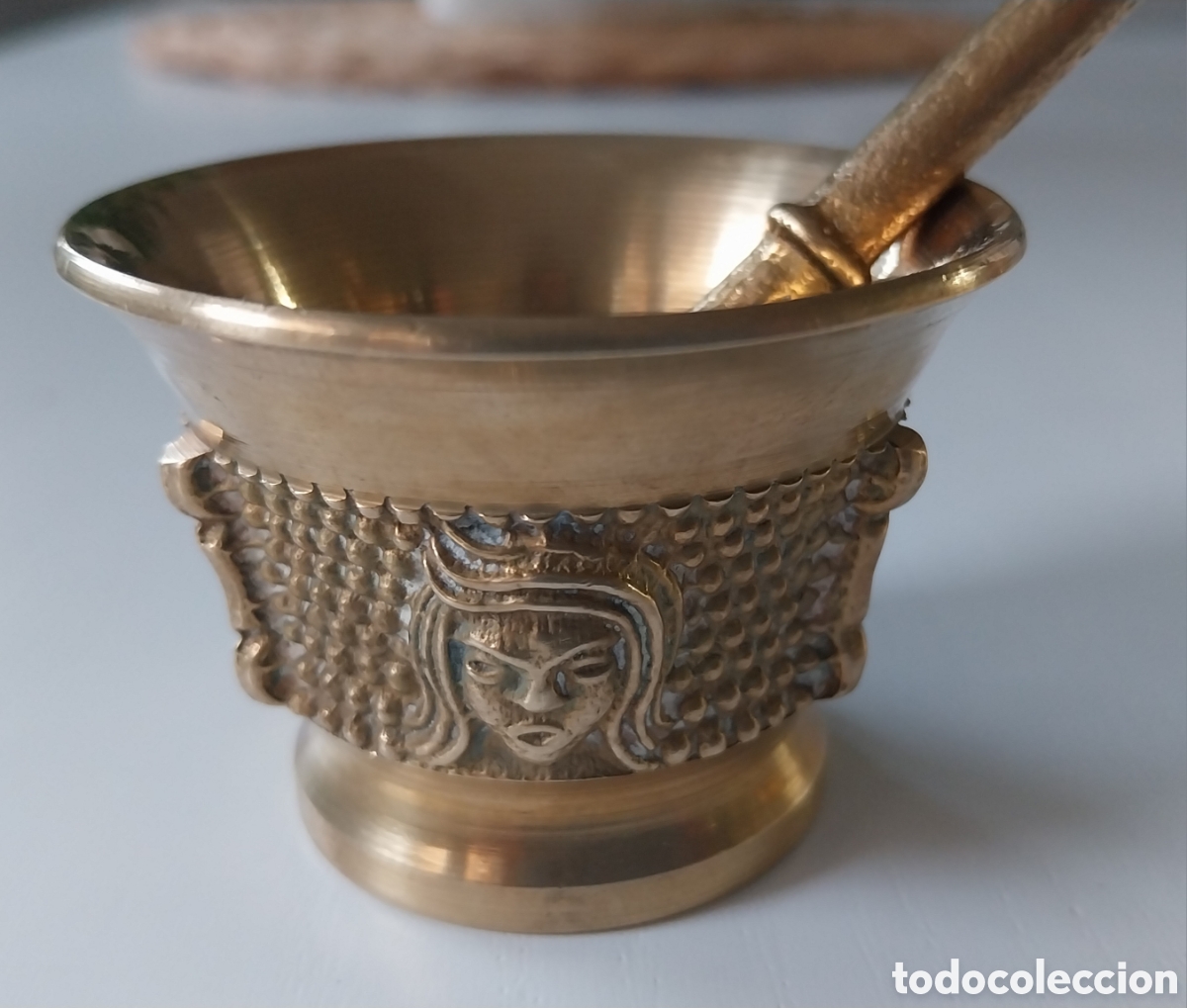 Antig&uuml;edades: Mortero Almirez Bronce - Foto 1