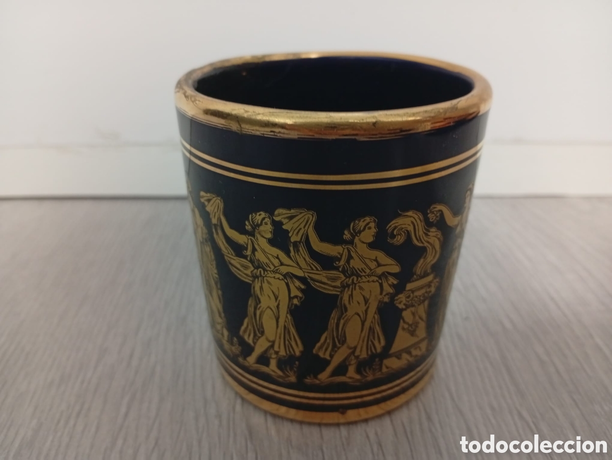 Antig&uuml;edades: Vaso cer&aacute;mica artesanal griega de Nefitou Keramik