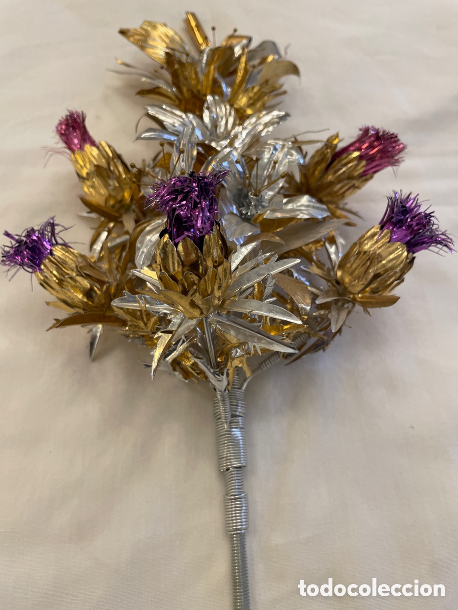 Antig&uuml;edades: Flor de talco siglo XX - Foto 3