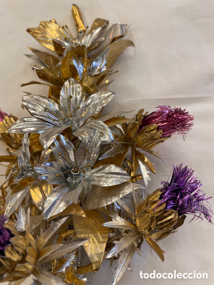 Antig&uuml;edades: Flor de talco siglo XX - Foto 5