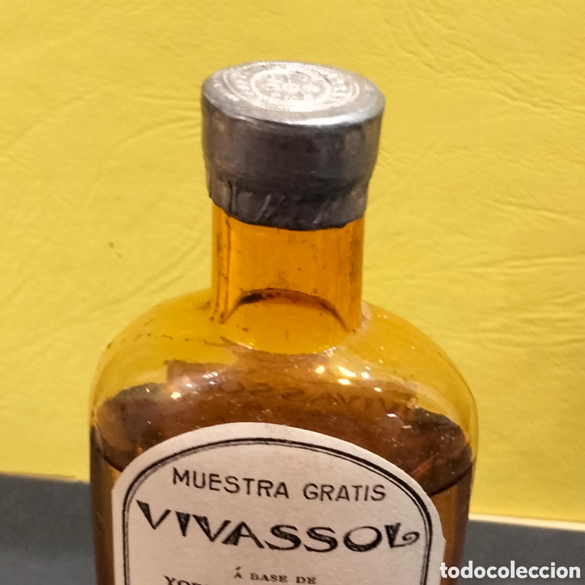 Antig&uuml;edades: Frasco de farmacia antiguo 1924, VIVASSOL