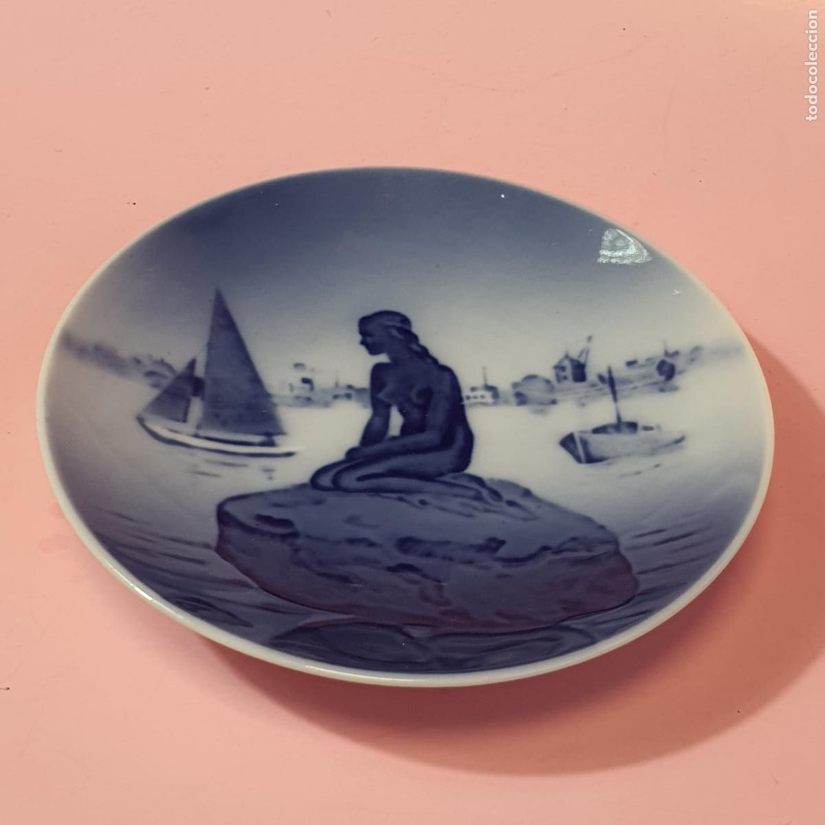 Antig&uuml;edades: PLATO.LANGELINIA-ROYAL COPENHAGEN-12 CMS-VINTAGE.EXCELENTE-VER FOTOGRAF&Iacute;AS.