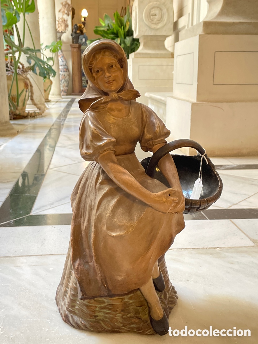 Antiquit&auml;ten: Figura barro cocido a&ntilde;o 1920