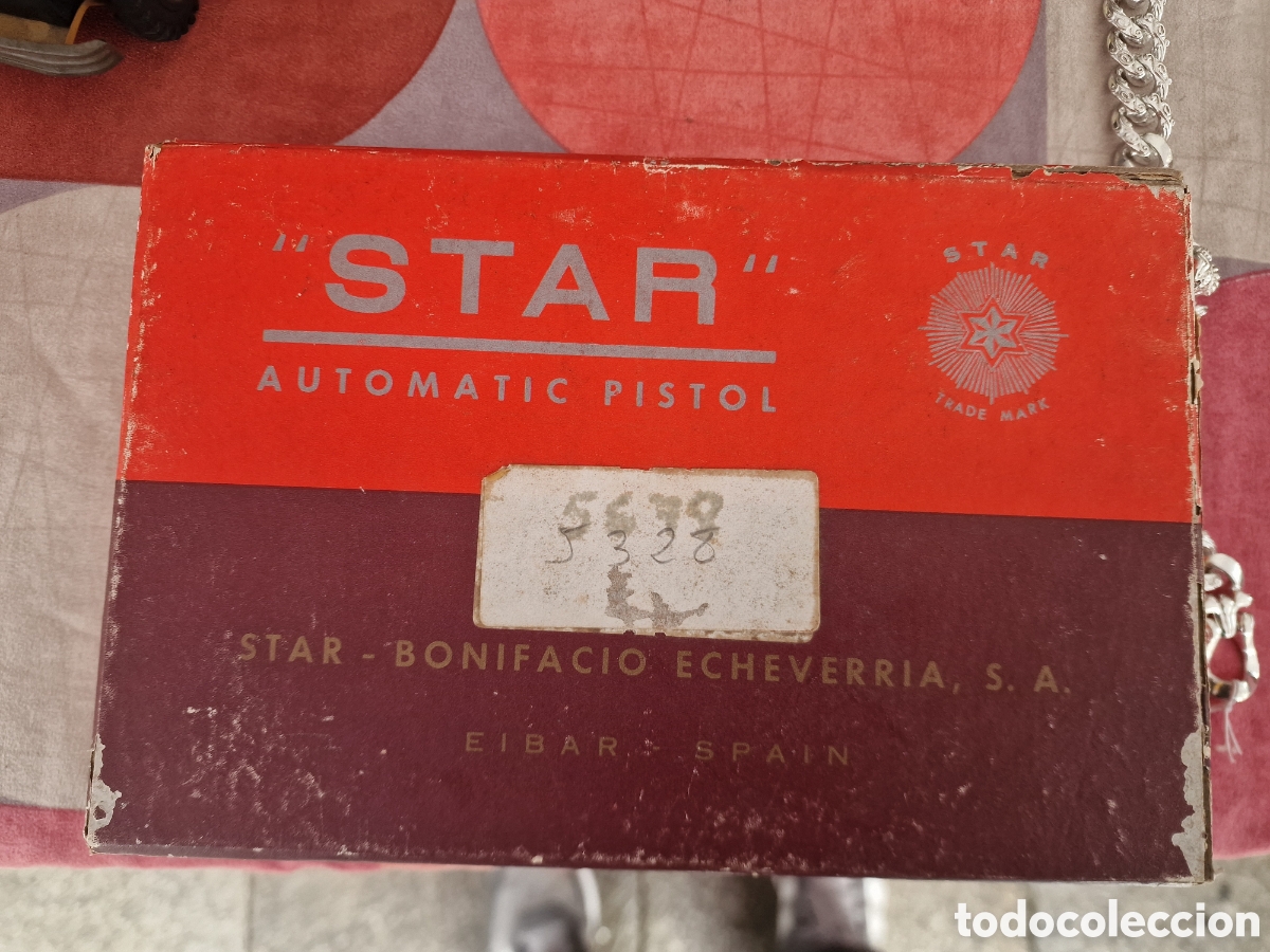 Antig&uuml;edades: Antigua caja pistola automatica Star