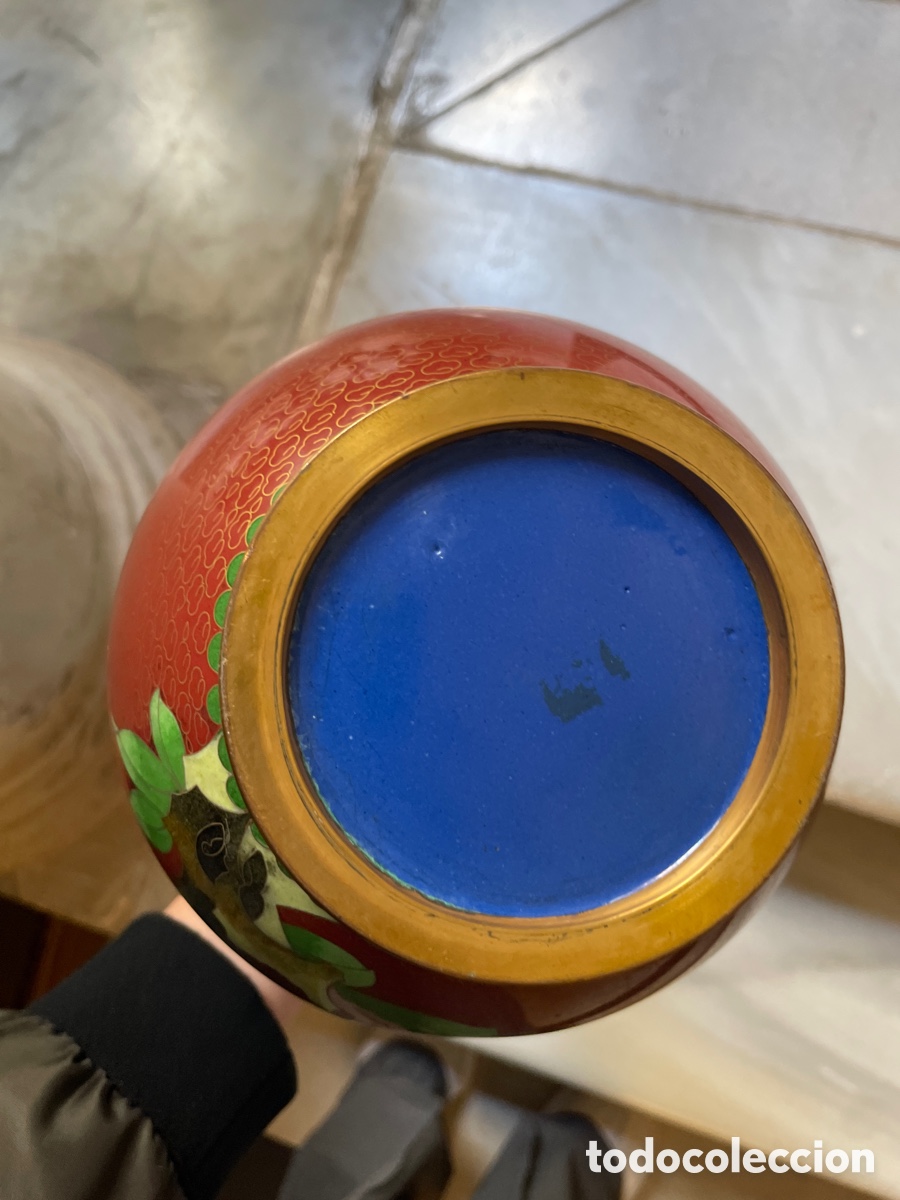 Antig&uuml;edades: Jarr&oacute;n cloisonn&eacute; siglo XX - Foto 6