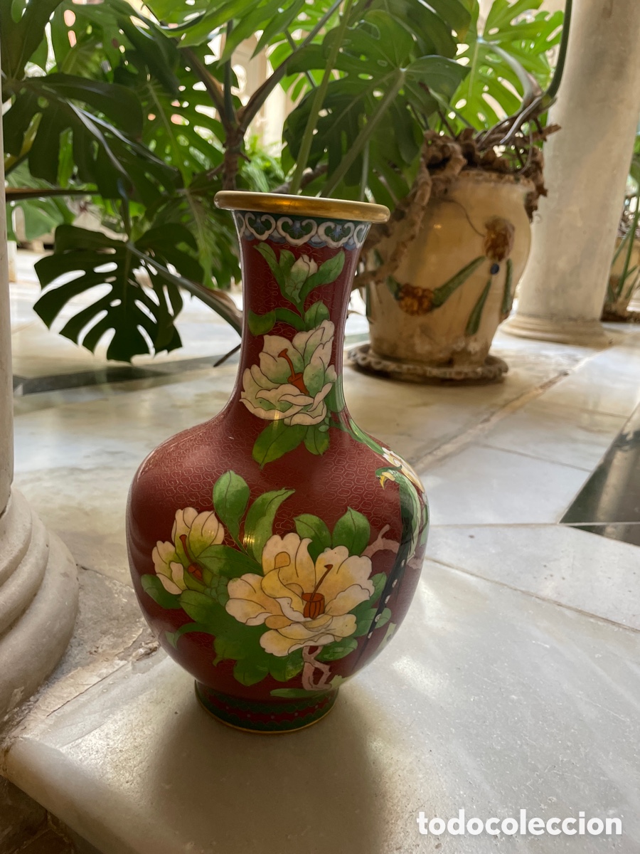 Antig&uuml;edades: Jarr&oacute;n cloisonn&eacute; siglo XX