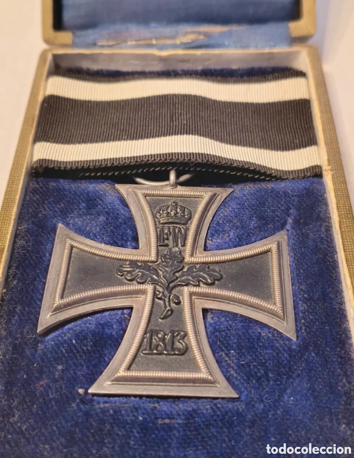 Antig&uuml;edades: Militaria Primera Guerra Mundial: Cruz de Hierro de 2.&ordf; Clase de 1914 L/11 en su estuche
