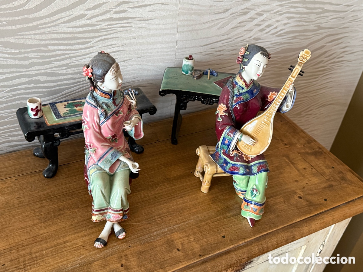 Antig&uuml;edades: CONJUNTO. PORCELANA CHINA - Foto 2