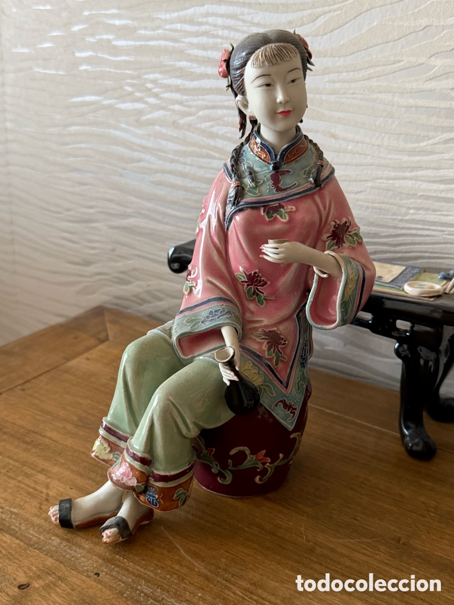 Antig&uuml;edades: CONJUNTO. PORCELANA CHINA - Foto 7