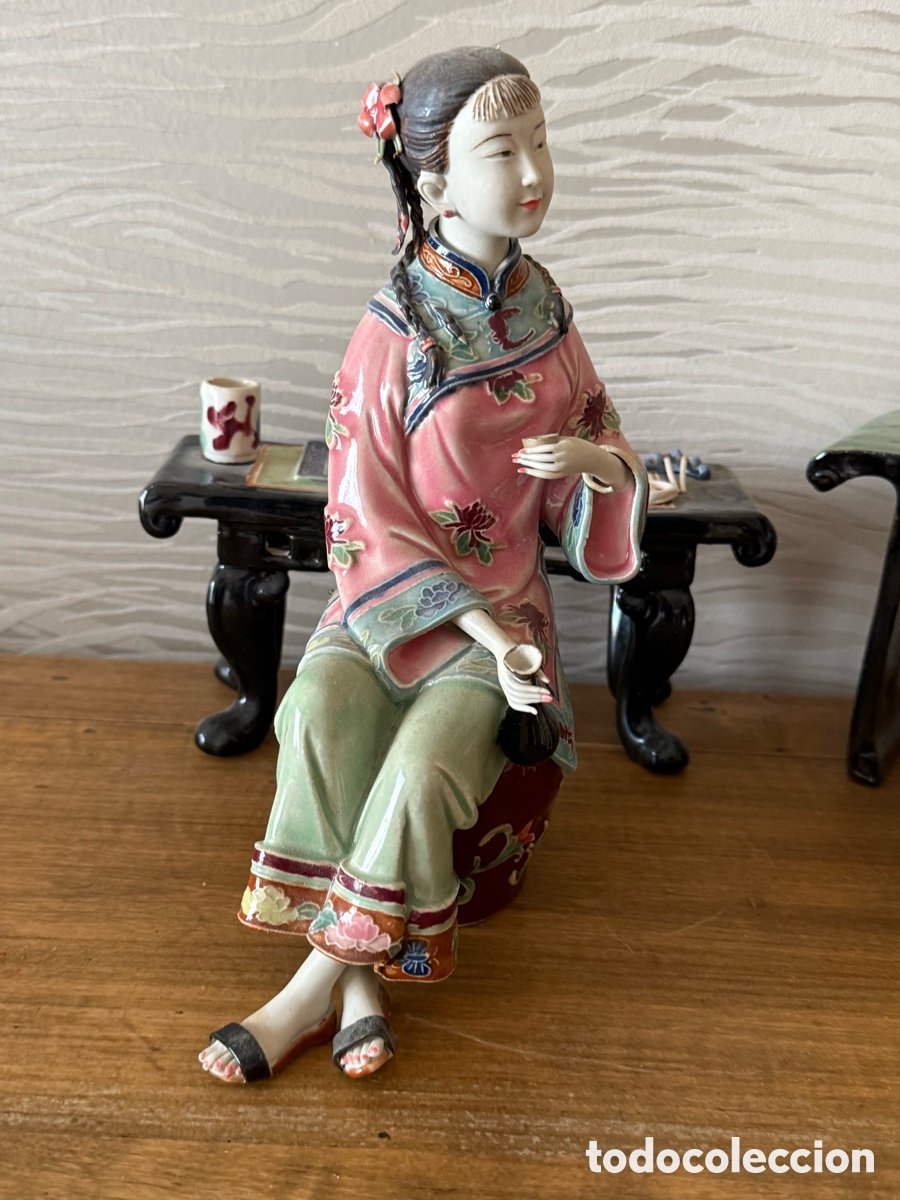 Antig&uuml;edades: CONJUNTO. PORCELANA CHINA - Foto 8