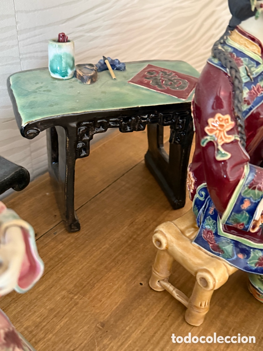 Antig&uuml;edades: CONJUNTO. PORCELANA CHINA - Foto 12