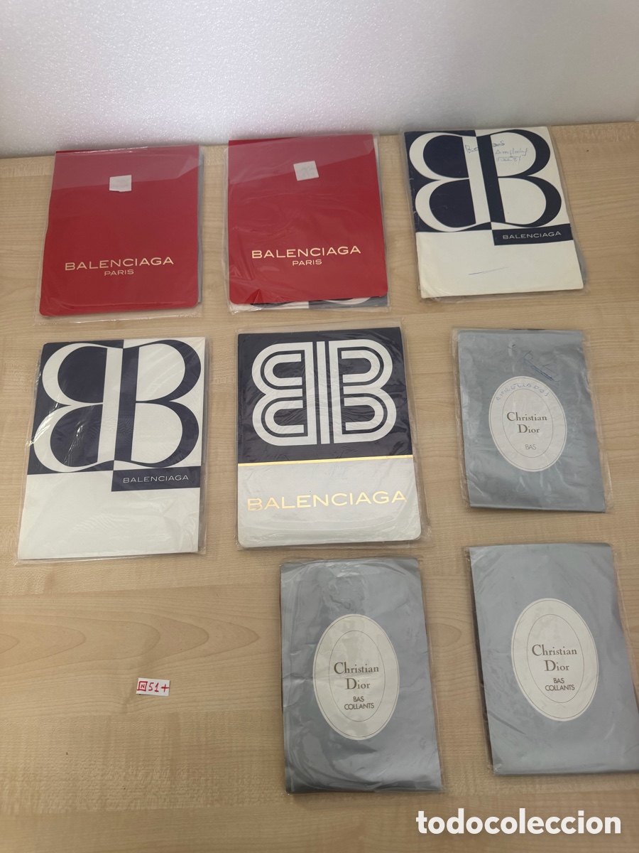 Antig&uuml;edades: pantimedias y medias vintage de Balenciaga Paris y Christian Dior