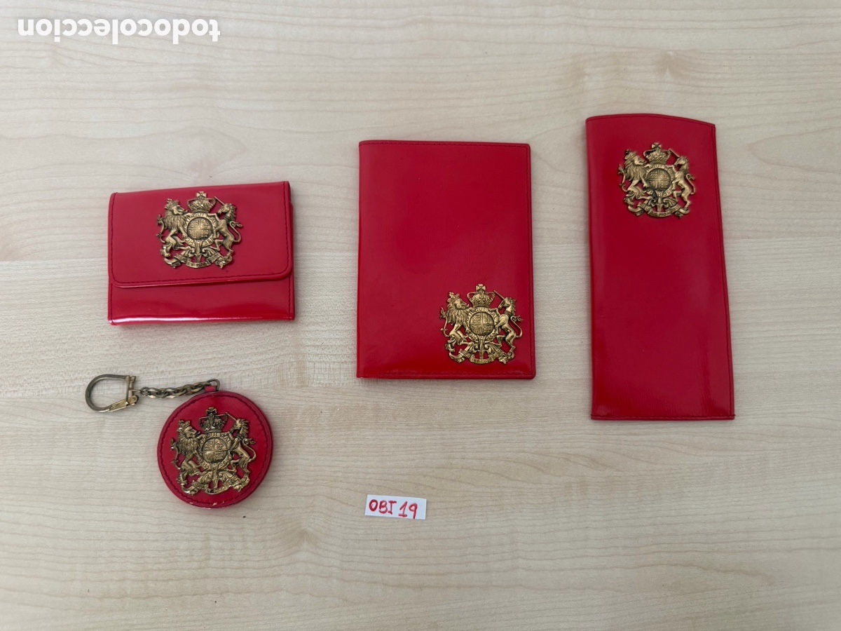Antig&uuml;edades: Conjunto de mesa Escudo de Armas Real del Reino Unido