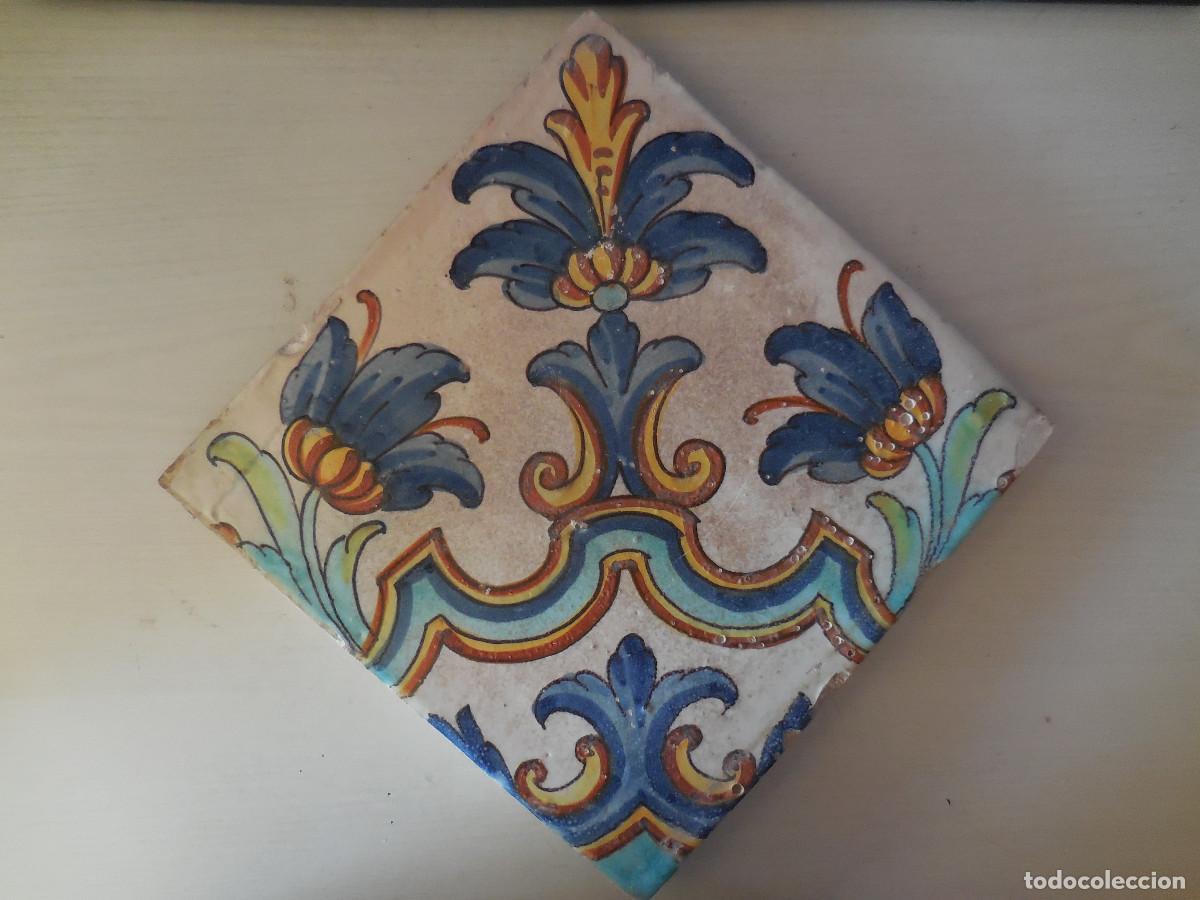 Antig&uuml;edades: AZULEJO BARROCO. VALENCIA. SIGLO XVIII. ORIGINAL&iexcl;&iexcl;&iexcl;