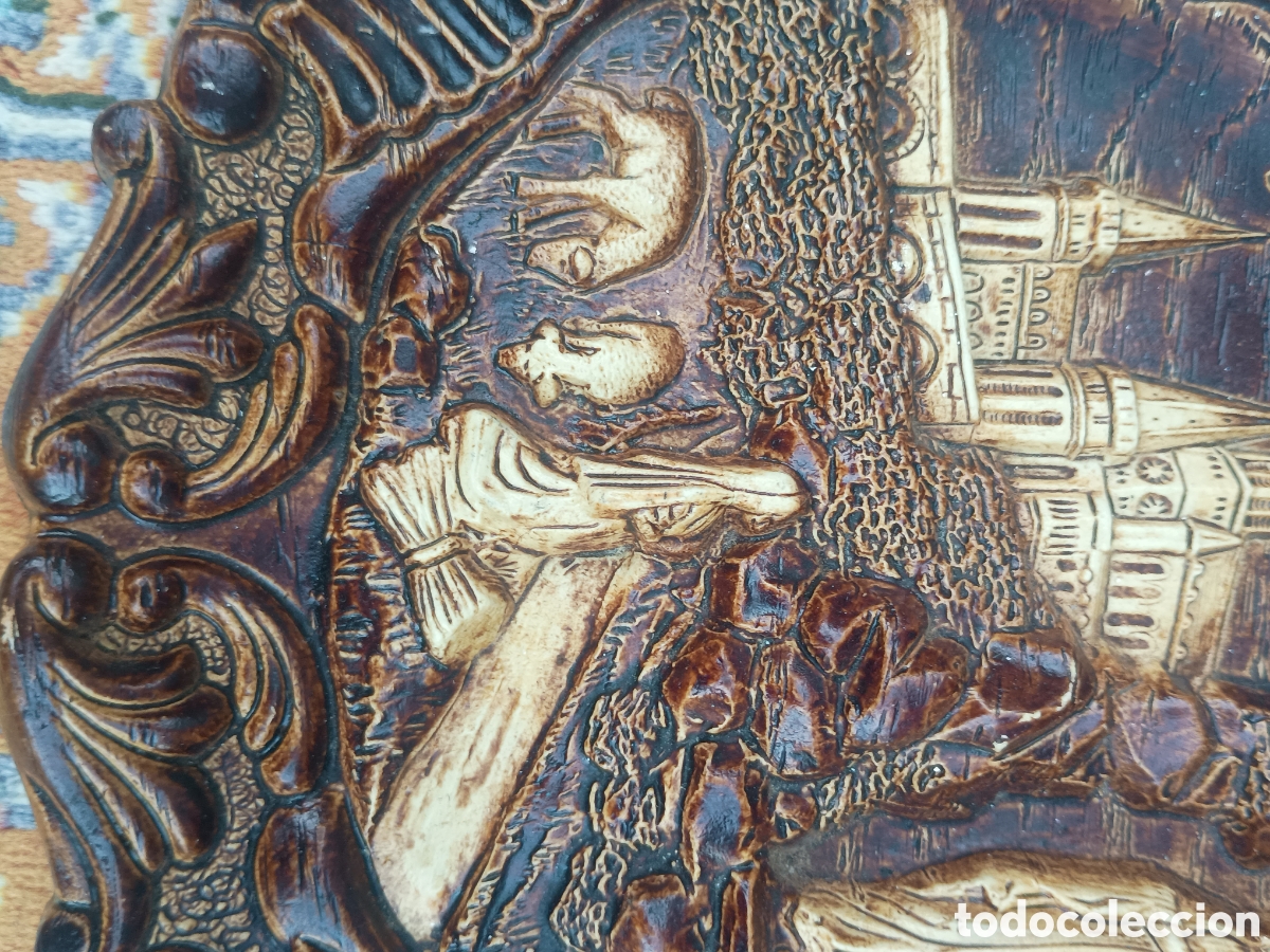 Antig&uuml;edades: Plata de la virgen de Lourdes - Foto 4