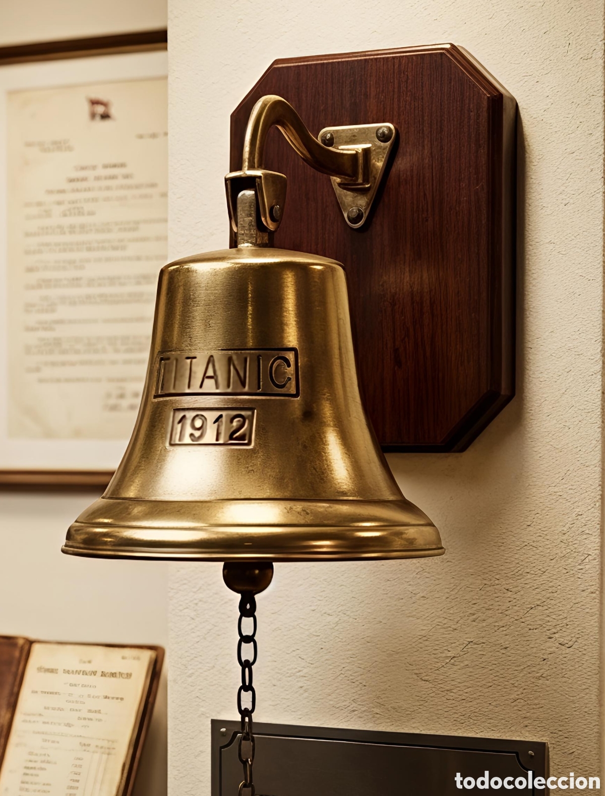 Antig&uuml;edades: Magn&iacute;fica campana de bronce