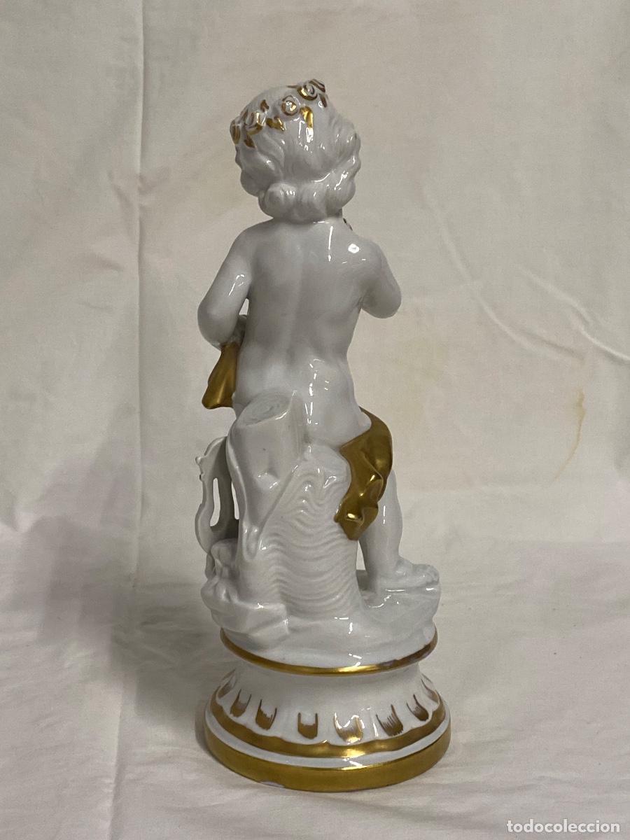 Antig&uuml;edades: PAREJA DE PORCELANAS DE LA MARCA HISPANIA. - Foto 5
