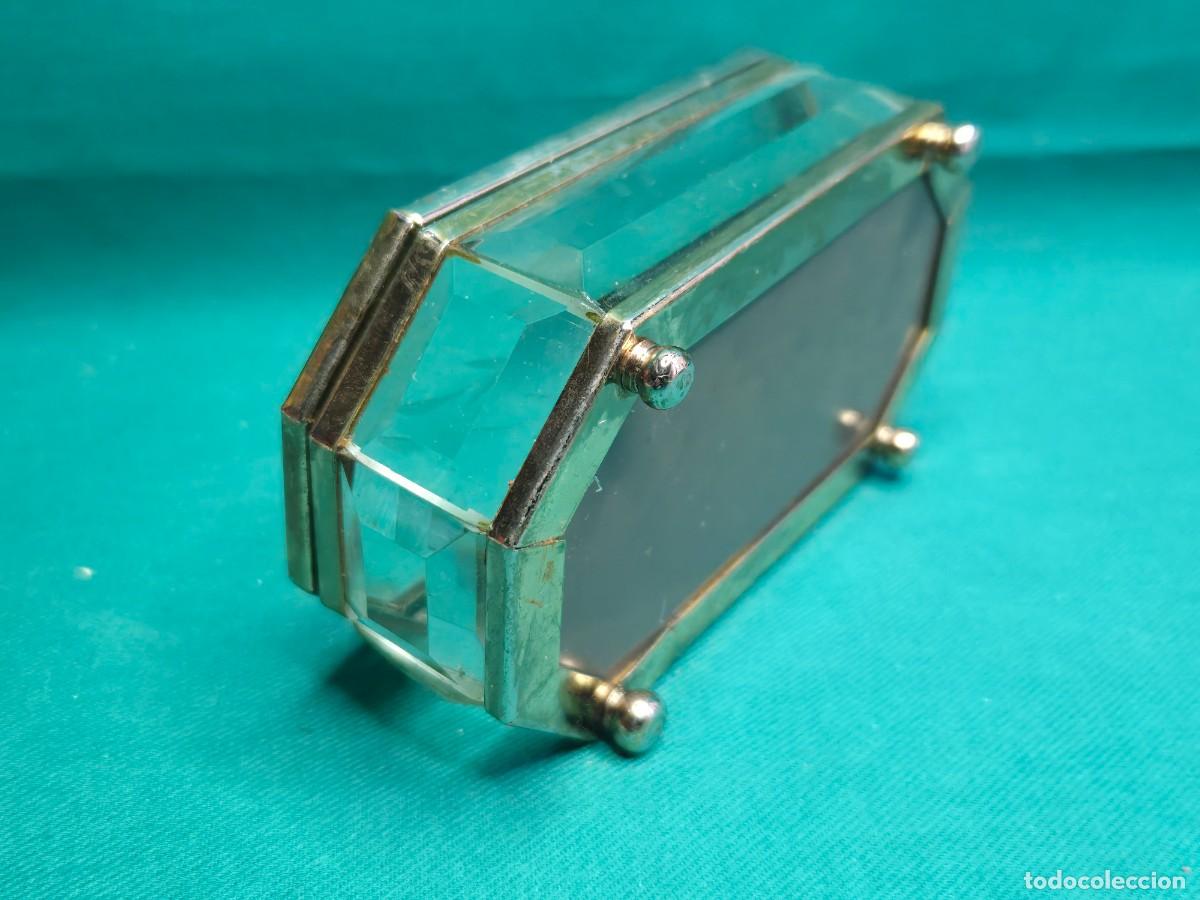 Antig&uuml;edades: PEQUE&Ntilde;O JOYERO DE CRISTAL BISELADO - Foto 5
