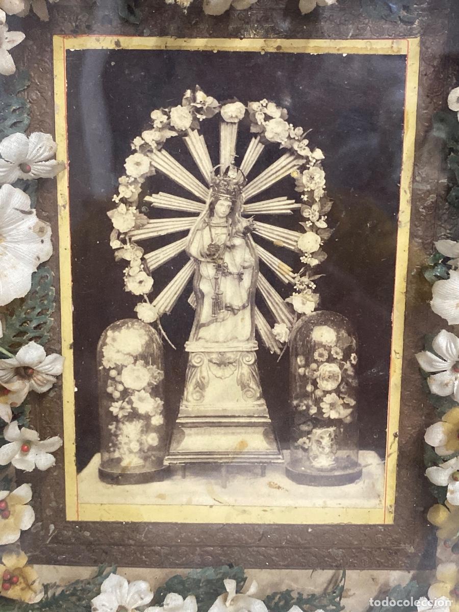 Antig&uuml;edades: VIRGEN DE LORETO,COMPOSICI&Oacute;N MONJIL. S. XIX. - Foto 2
