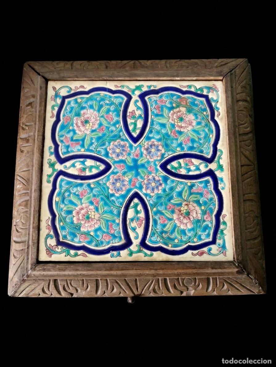 Antig&uuml;edades: Antiguo Salvamanteles / Posaplatos Musical de Cer&aacute;mica, &rdquo;&Eacute;maux de Longwy&rdquo;, Estilo Art D&eacute;co