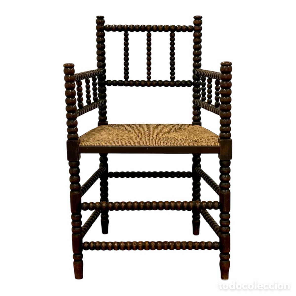 Antig&uuml;edades: Silla bobbin francesa Circa 1.880. - Foto 3
